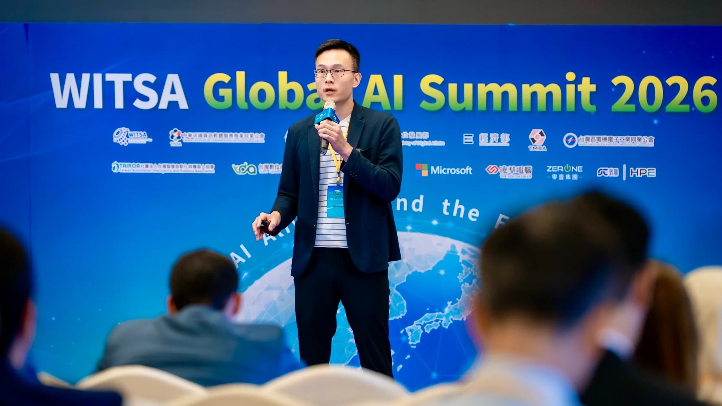 BIG DATA最高技術責任者(CTO)の孟令三が、「WITSA Global AI Summit 2026」にて、企業向けナレッジAIエージェントプラットフォーム『KEYLM』のデモンストレーションを行った。